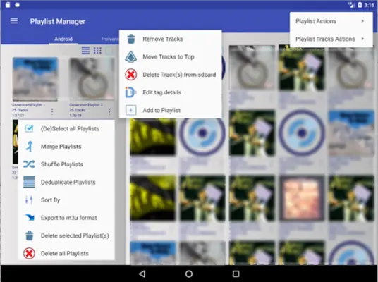 The Other Playlist Manager android App screenshot 4